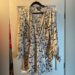 Black and White Women's romper